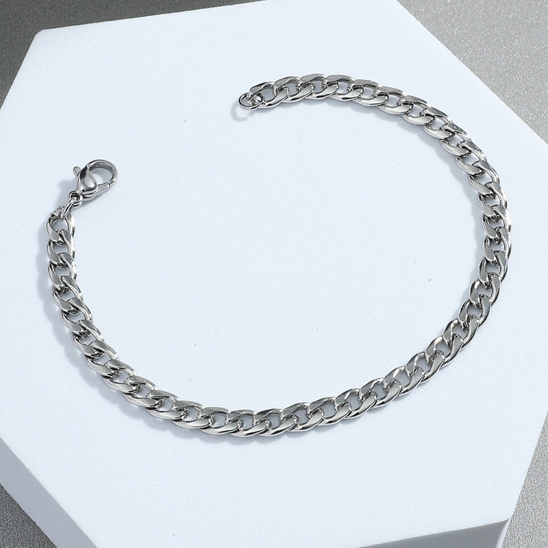 Women's & Men's & Stainless Steel Simple Trendy Titanium No Fading For Necklaces