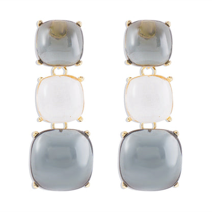 Fashion Jelly Female Boho Geometric And Necklaces