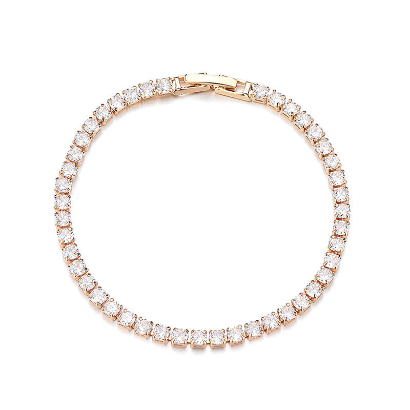 Women's Starry Diamond Single Row Simple Affordable Luxury Fashion Style Bracelets