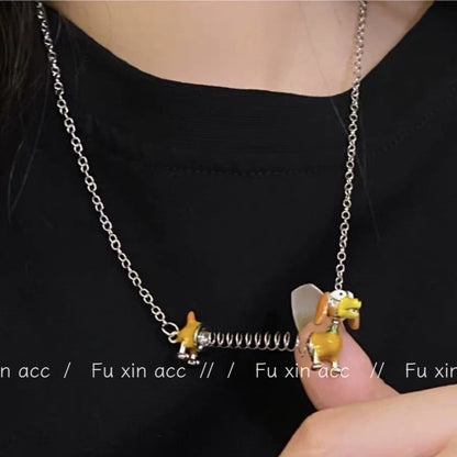 Children's Puppy Female Small And Beautiful Clavicle Necklaces