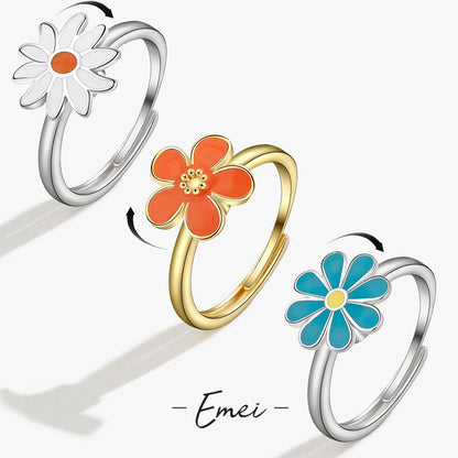 Interesting And Funny Decompression High Speed Little Daisy Dripping Rings