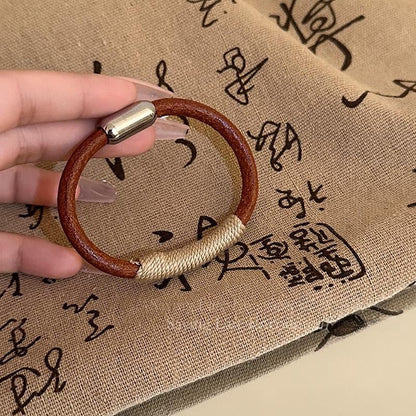 Women's Leather Hand Rope Couple Simple Fashionmonger Bracelets