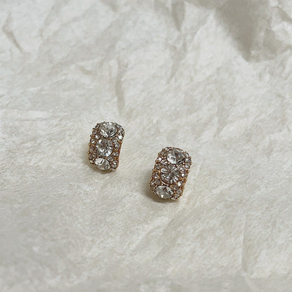 White Design High-grade Simple Female Mosquito Earrings