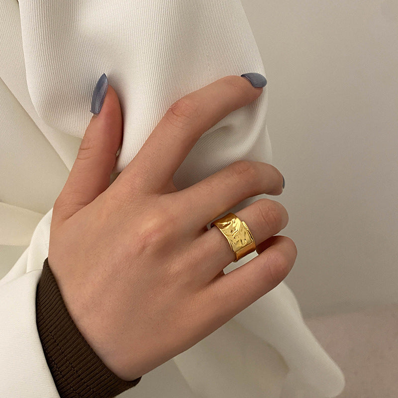 Grace Fashion Street Shooting Creative Tin Rings