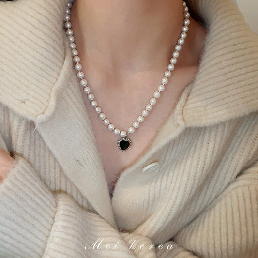Love Pearl Niche High Sense Temperament Necklaces