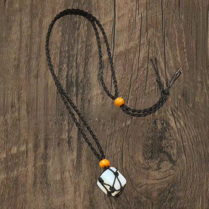 Particle Irregular Natural Stone Pendant Mesh Necklaces