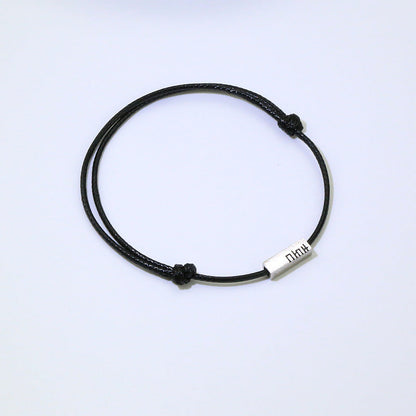 Women's & Men's Wedding Red Rope And Love Affairs Confession Bracelets