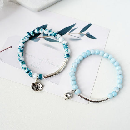 Fresh Literature And Art Pastoral Ceramic Bracelets