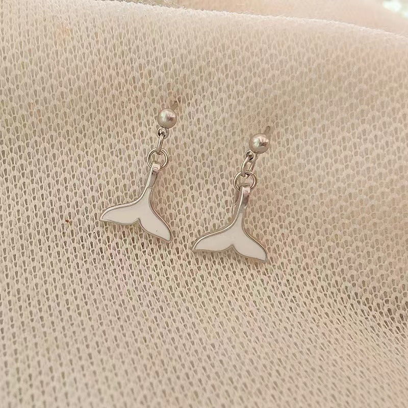 Women's Needle Temperament Fishtail Trendy Niche Design Earrings