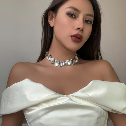 Niche Design Light Luxury Full Diamond Necklaces