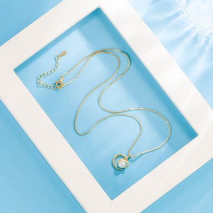 Temperament Elegant Design Light Luxury Color Necklaces