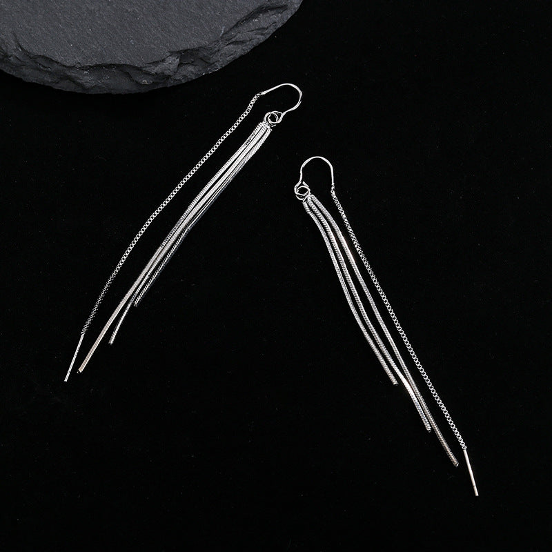 Women's Round Face Hanging Long U-shaped Fashion Earrings