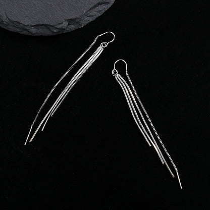 Women's Round Face Hanging Long U-shaped Fashion Earrings