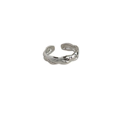 Style French Metal Sense Sier Index Finger Rings