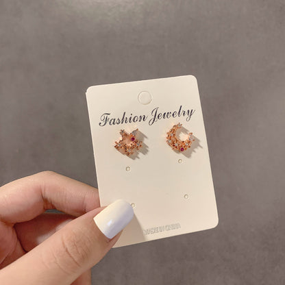 Female Simple Graceful Metal Quality Street Earrings