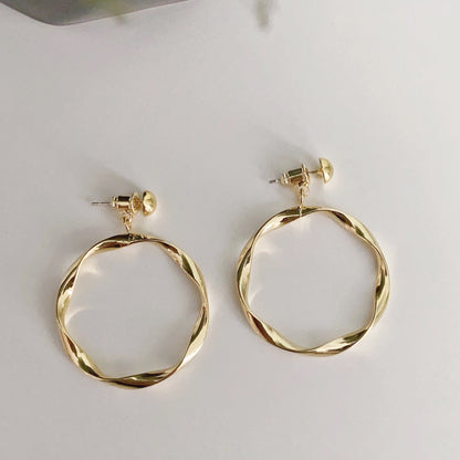 Women's Retro Hoop Style Mosquito Coil Ear Earrings