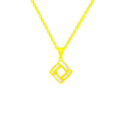 Geometry Square Clavicle Chain Light Luxury Minority Necklaces