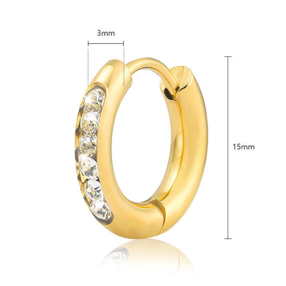 Women's Stainless Steel For Light Luxury Temperament Earrings