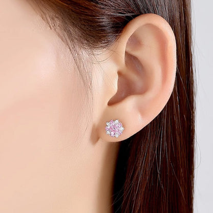 Affordable Luxury Fashion Little Female Sier Pin Design High Earrings