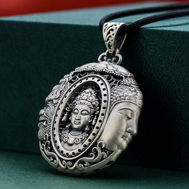 Sier Sweater Chain Long Retro Pure Necklaces