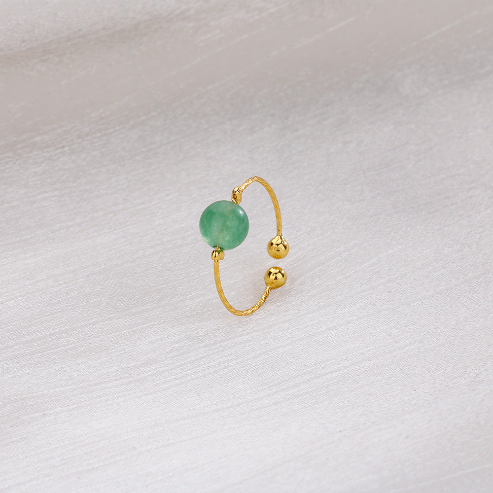 Finger Female Golden Atmosphere Shell Pearls Rings