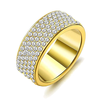 Men's Fashion And Luxury Polygon Shiny Hip Hop Rings