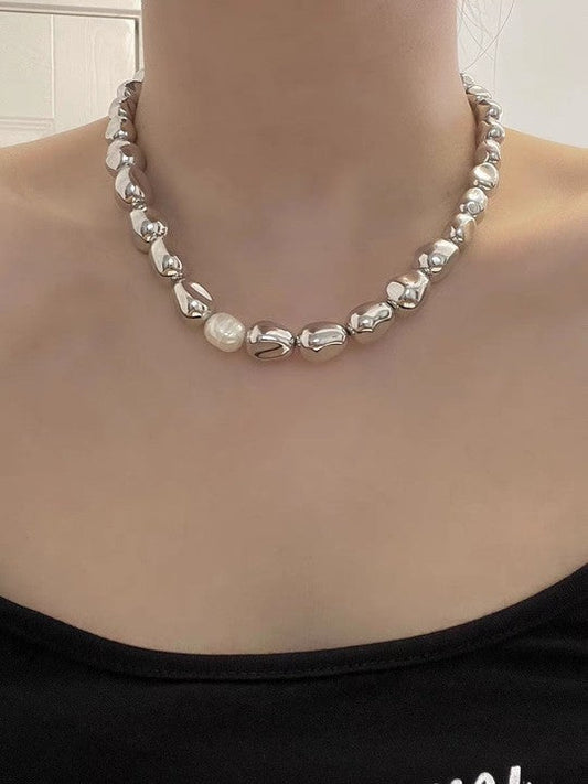 Irregular Freshwater Pearl Hip Hop Trendy Necklaces