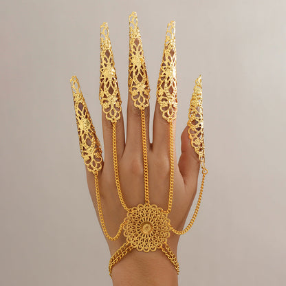 Style Metal Chain Female Personality Tapered Bracelets