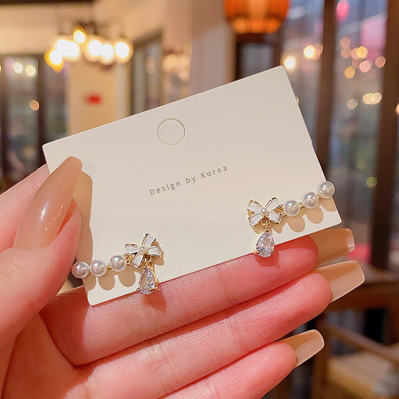 Minority Flower Tassel Female Trendy Super Rings