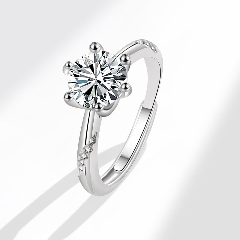 Eight Hearts And Arrows Female Karat Rings