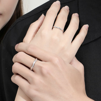 Women's & Men's & Double Knot Couple And Fashion Design Open Rings