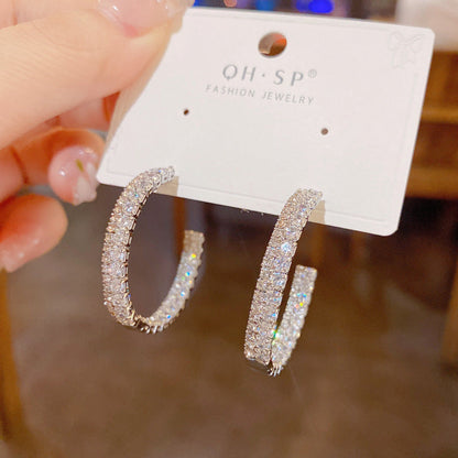 Ornament Full Zirconium Shaped Female Sier Rings