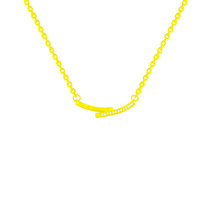 Titanium Steel Female Simple Graceful Pendant Necklaces