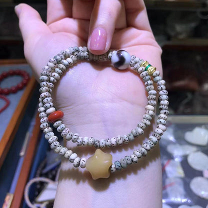 Gold Seed Bodhi Ethnic Style Cultural Artifact Bracelets