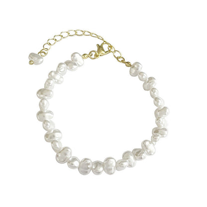 French Irregular Shaped Pearl Female Summer Niche Bracelets