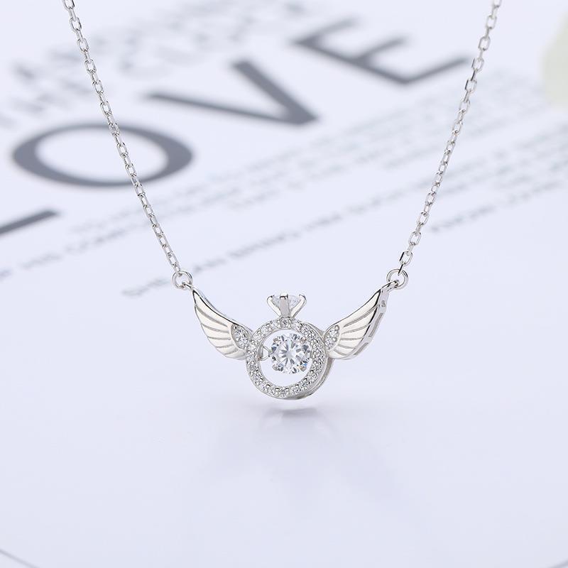 Heart Wings Female Niche Design Simple Necklaces