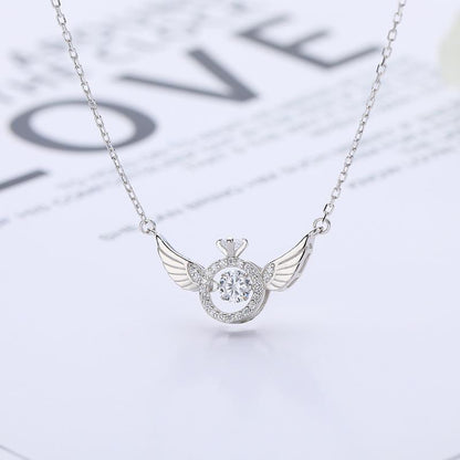 Heart Wings Female Niche Design Simple Necklaces