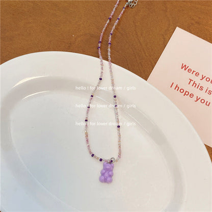 Beads Stringed Sweet Cute Girly Style Necklaces