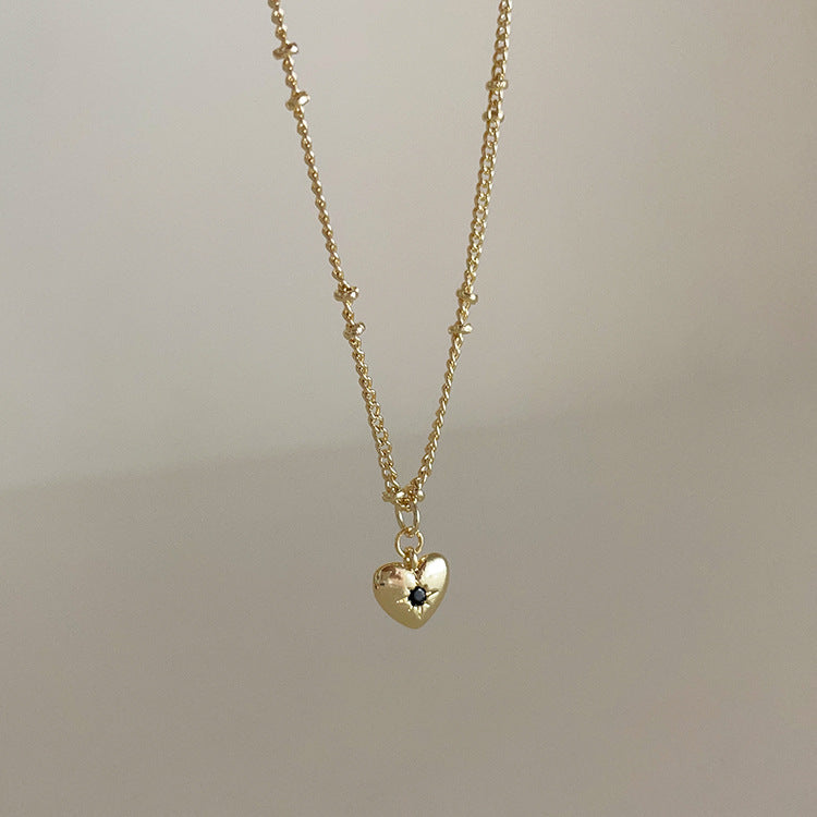 Heart Pendant Female Niche Retro Personality Necklaces