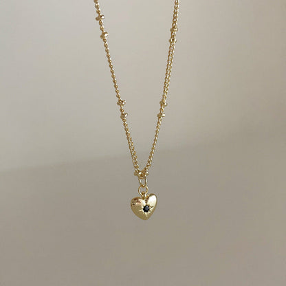 Heart Pendant Female Niche Retro Personality Necklaces