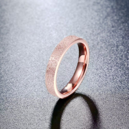 Light Luxury Titanium Steel Female Korean Style Niche Rings
