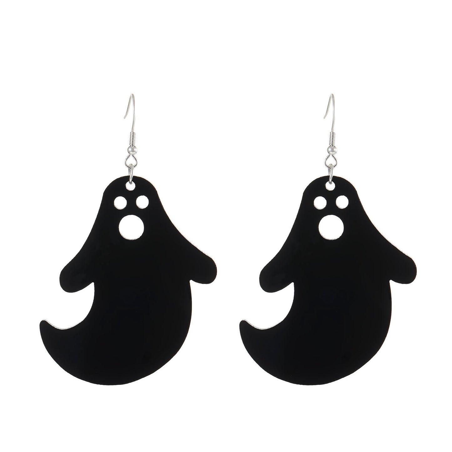 Female Gothic Dark Bat Spider Pumpkin Earrings