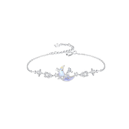 Star River Falling Dream Diamond Moon Bracelets