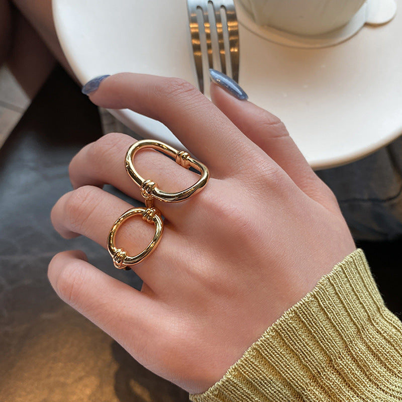 Finger Female Cold Wind Joint Design Rings