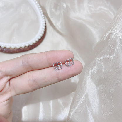 Sier Female Simple And Compact Delicate Earrings