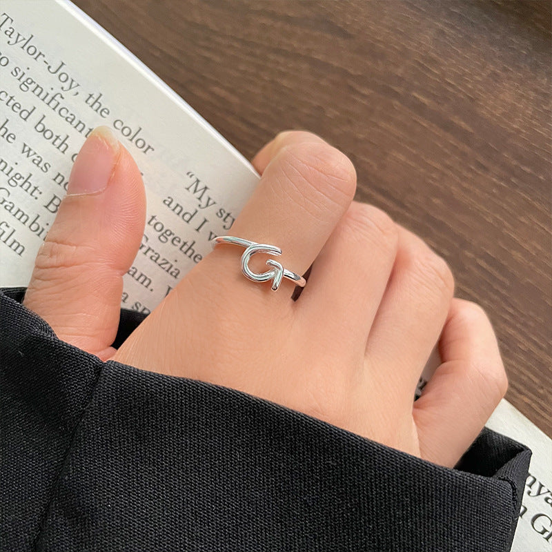 Personalized Cold Style Hand Jewelry Female Opening Rings