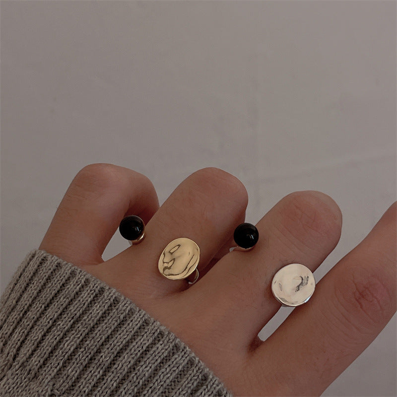Adjustable Female High Sense Simple Retro Rings