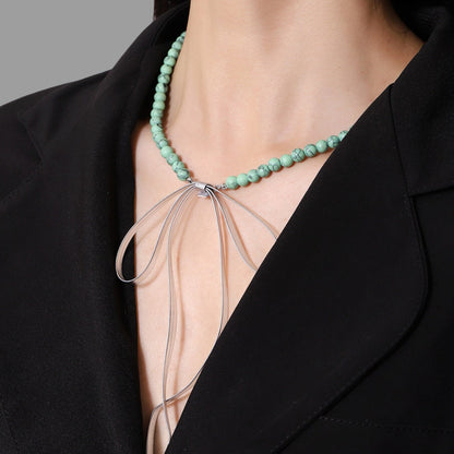 Pendant Retro Minority Design Sense Stitching Necklaces