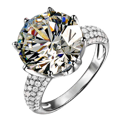 Diamond Zircon Luxury Crown Group Full Eight Rings