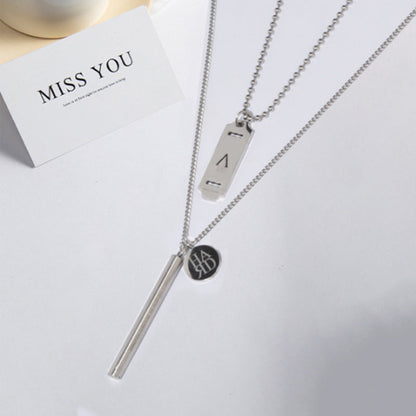 Women's & Men's & Sweater Chain Long And Trendy Hip Hop Necklaces